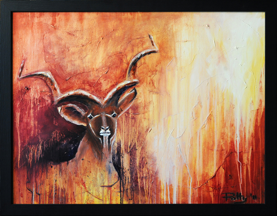 Hert Zuid Afrika, 2011, 80 x 60, Acryl