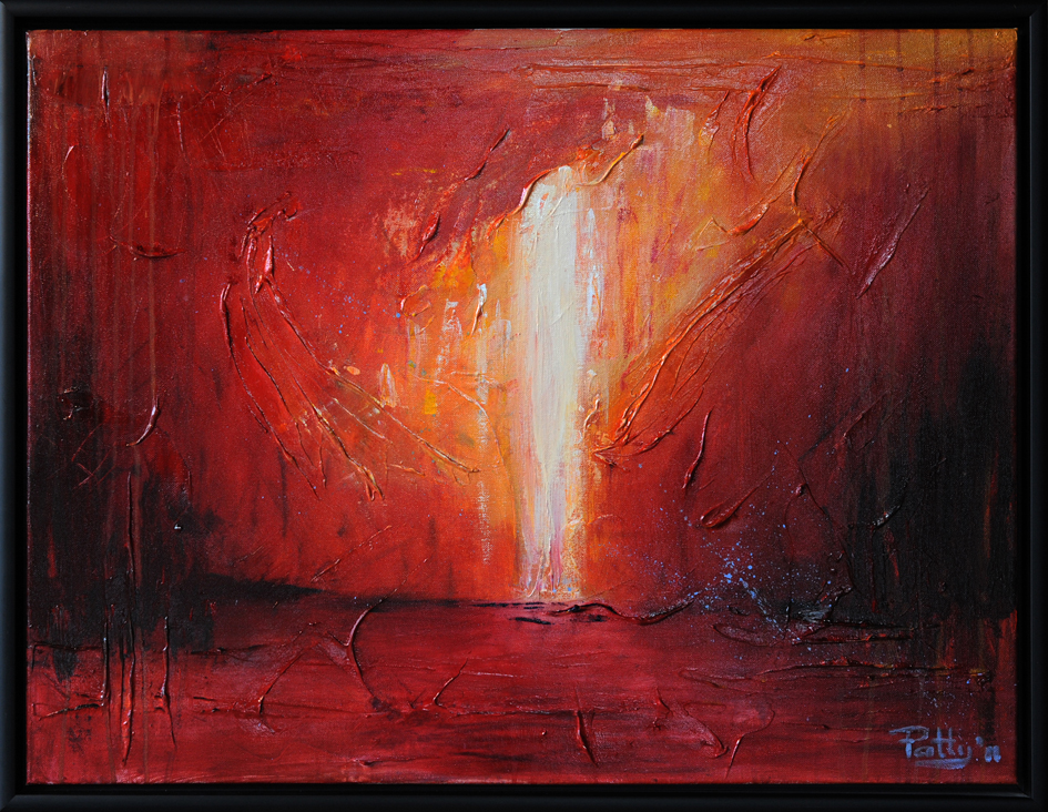 Lichtval, 2011, 80 x 60, Acryl